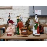 COLLECTABLE FIGURE DECANTERS