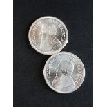 2 X 1OZ FINE SILVER KRUGGERAND