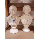 PAIR OF CLASSICAL BUSTS