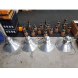 4 INDUSTRIAL STYLE LIGHTS