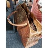 2 ANTIQUE ALLIGATOR HANDBAGS