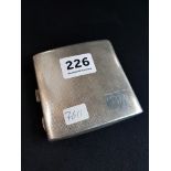 SILVER CIGARETTE CASE