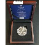 SILVER PROOF SAPPHIRE JUBILEE COIN