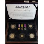 WW2 70TH ANNIVERSARY COIN AND MEDAL SET