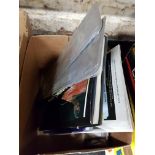 BOX OF JAZZ CATALOGUES AND CD'S