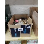 BOX OF COSTUME JEWELLERY