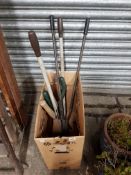 COLLECTION OF GARDENERS TOOLS