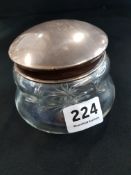 SILVER TOPPED JAR