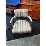 EDWARDIAN TUB CHAIR