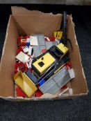 BOX OF LEGO AND TONKA DIGGER
