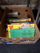 BOX OF OLD ENID BLYTON BOOKS AND ANNUALS
