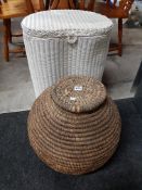 LLOYD LOOM BASKET AND ORIGINAL SNAKE BASKET