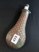 ANTIQUE GUN POWDER FLASK