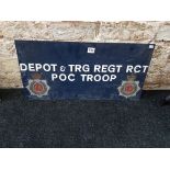 ROYAL CORPS OF TRANSPORT METAL SIGN