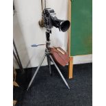 ROLIFLEX CAMERA ON TRIPOD STAND