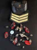 BAG OF ASSORTED ROYAL ULSTER CONSTABULARY ITEMS