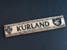 THIRD REICH KURLAND CUFF TITLE