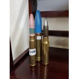 3 LARGE SHELL ROUNDS