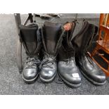 2 PAIRS OF MILITARY BOOTS