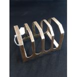 SILVER TOAST RACK SHEFFIELD 1939 MAKER E.V