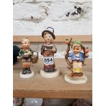 3 HUMMEL FIGURES