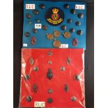 2 X SHEETS OF RUC/RIC AND USC BUTTONS ETC