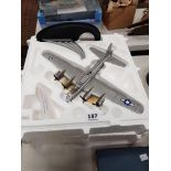 AMERICAN B17 BOMBER DIE CAST MODEL 330CMS LONG