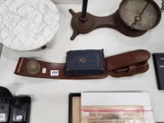 OLD BB BELT AND BIBLE