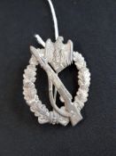 THIRD REICH INFANTRY ASSAULT BADGE SILVER