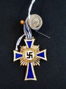 THIRD REICH MOTHERS GOLD CROSS MINT