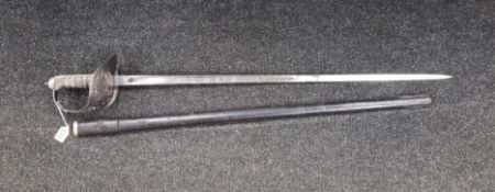 GEORGE V INFANTRY OFFICERS SWORD CIRCA 1911-1936 POSSIBLY POLICE B-SPECIALS CONNECTION