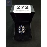 BLUE STONE DRESS RING