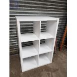 MODERN WHITE STORAGE SHELVES