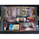 BOX LOT OF MODEL BUSES ETC