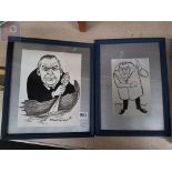 2 ROWEL FRIERS PRINTS OF IAN PAISLEY