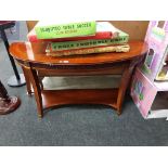 RETRO HALF MOON HALL TABLE