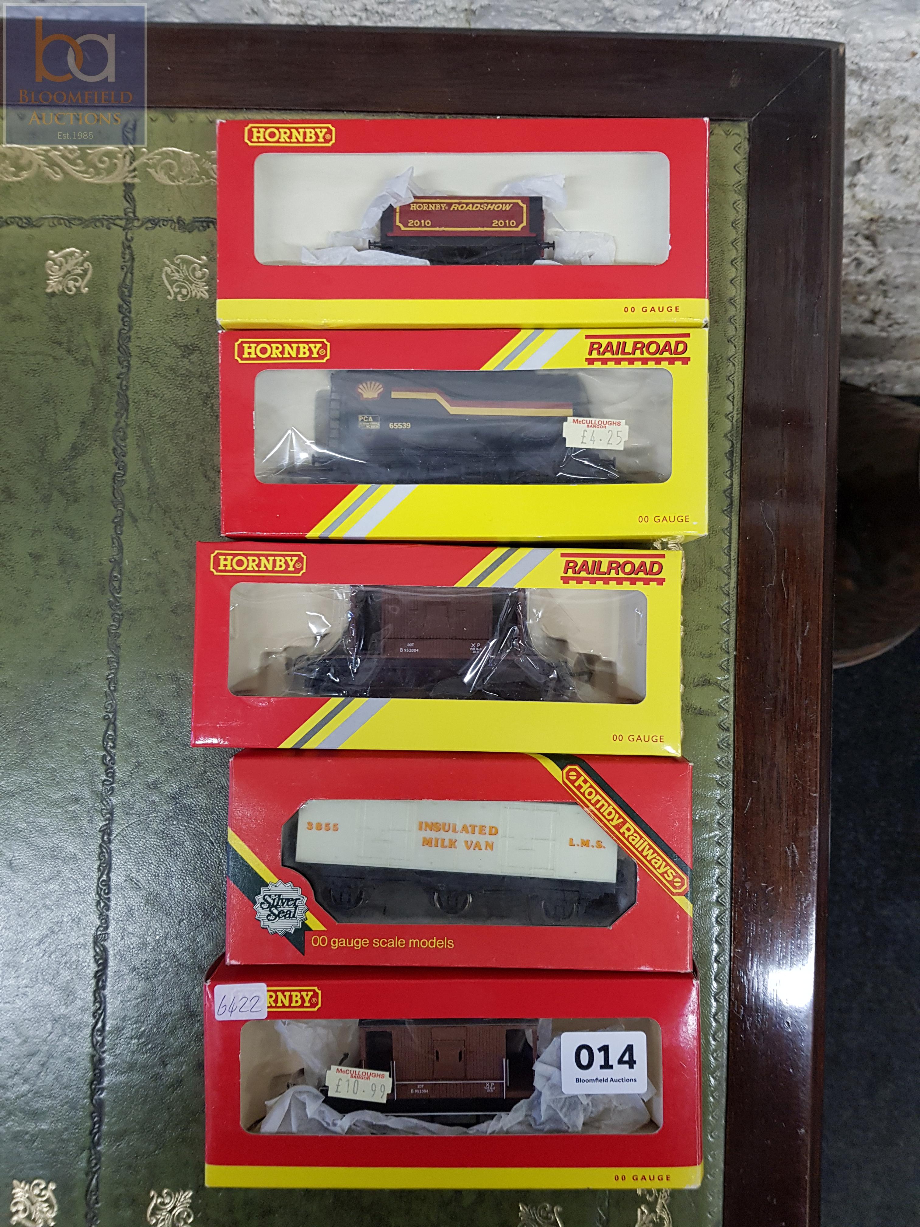 5 BOXED HORNBY RAILWAY MODELS