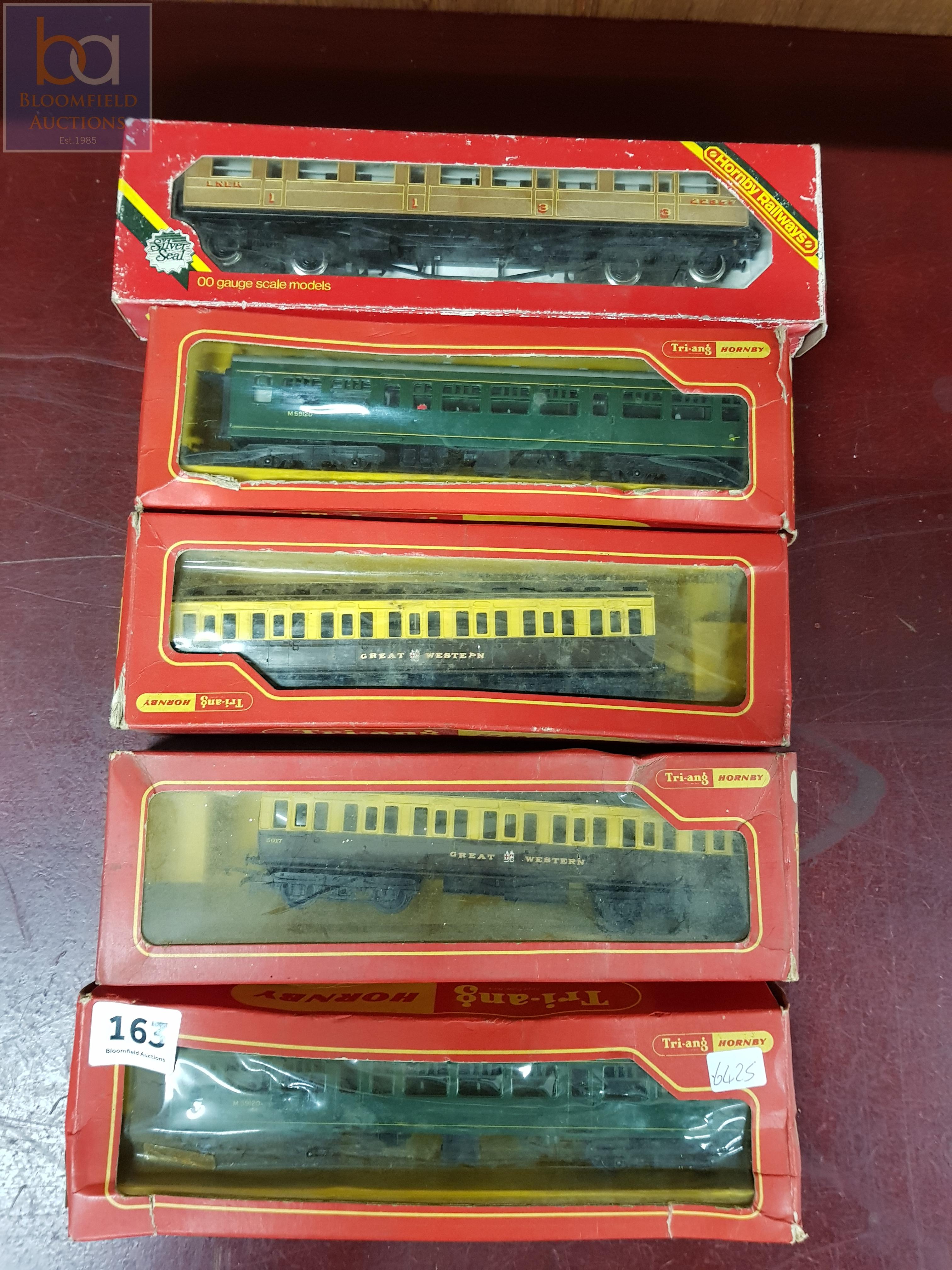 5 BOXED HORNBY RAILWAY MODELS