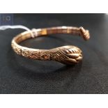 ART DECO SNAKE BANGLE