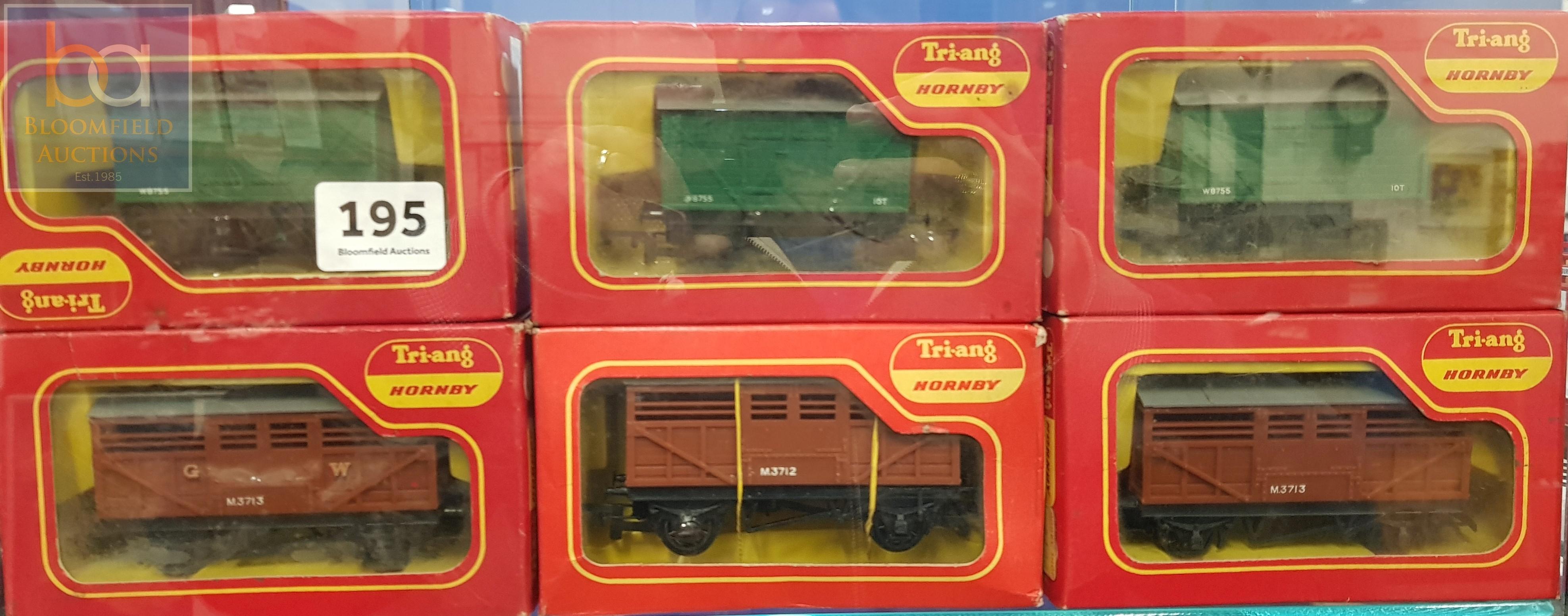 6 BOXED HORNBY RAILWAY WAGONS