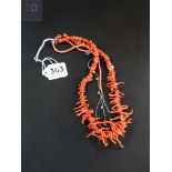 2 CORAL NECKLACE