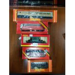 5 BOXED HORNBY RAILWAY MODELS