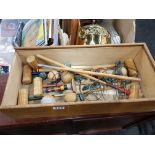 OLD FRENCH INDOOR CROQUET SET