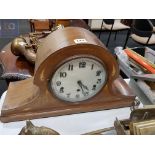 INLAID MANTLE CLOCK