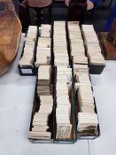 8 BOXES OF CIGARETTE CARDS