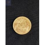 22 carat gold sovereign - Queen Victoria 1899