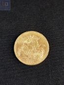22 carat gold sovereign - Queen Victoria 1899