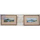 PAIR OF WATERCOLOURS - LANDSCAPES