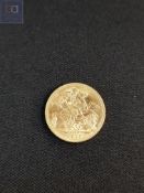 22 carat gold sovereign - George IV 1915