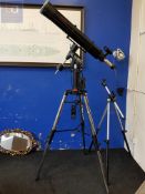 CELESTRON CR-150 HD 6,6 INCH REFRACTOR TELESCOPE AND DX GREAT POLARIS EQUATORIAL MOUNT AND ORION